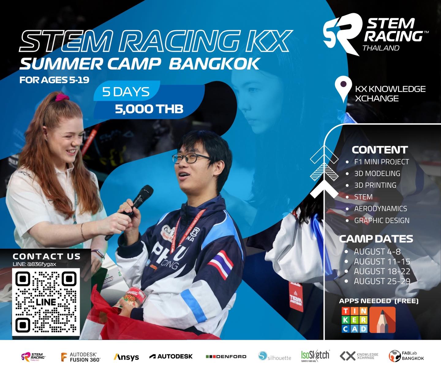 Read more about the article ขอเชิญชวนนักศึกษาอายุไม่เกิน 19 ปี เข้าร่วมแข่งขันด้านนวัตกรรม ภายใต้ชื่อ “STEM Racing Thailand National Finals 2025”